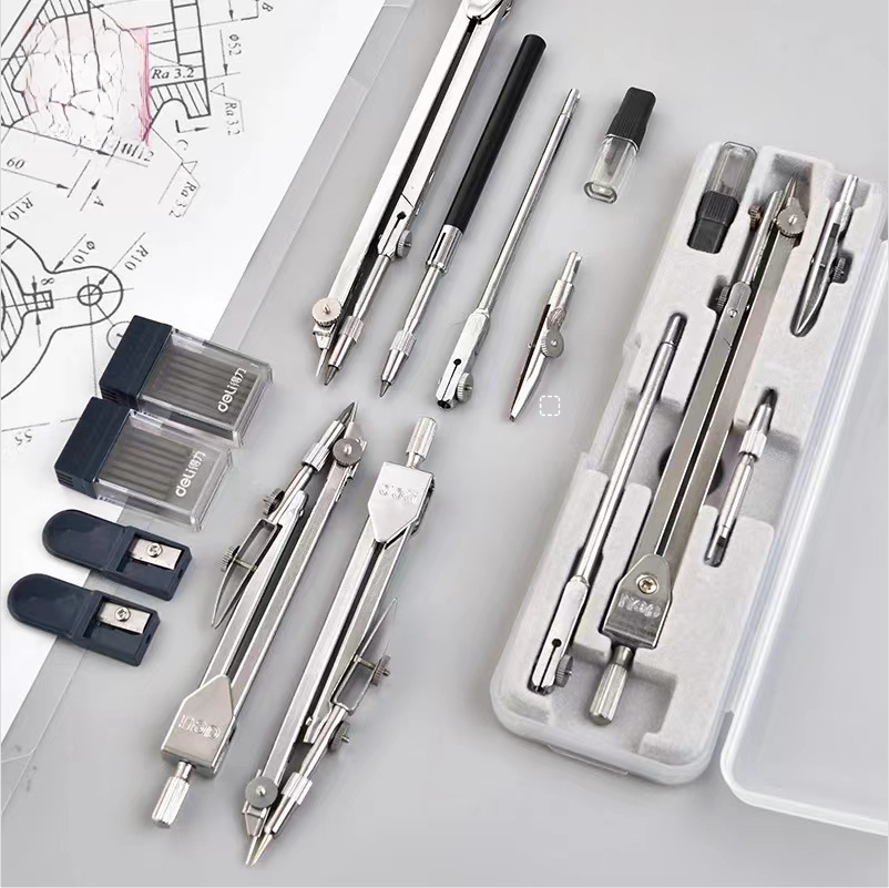 Stainless Steel Drafting Set D - Compass Geometry Set ulasan dan harga