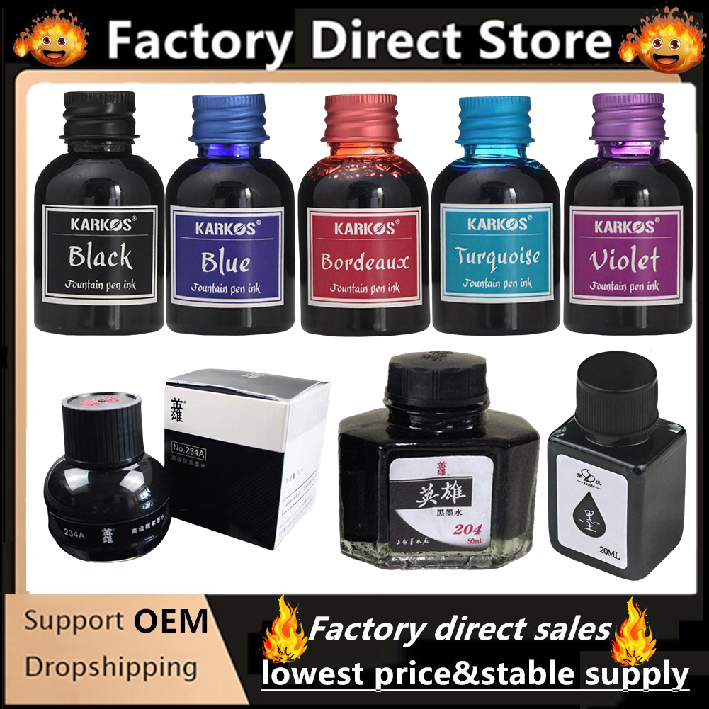 1 Bottle YingXiong Black Color - Calligraphy Ink Bottle ulasan dan harga