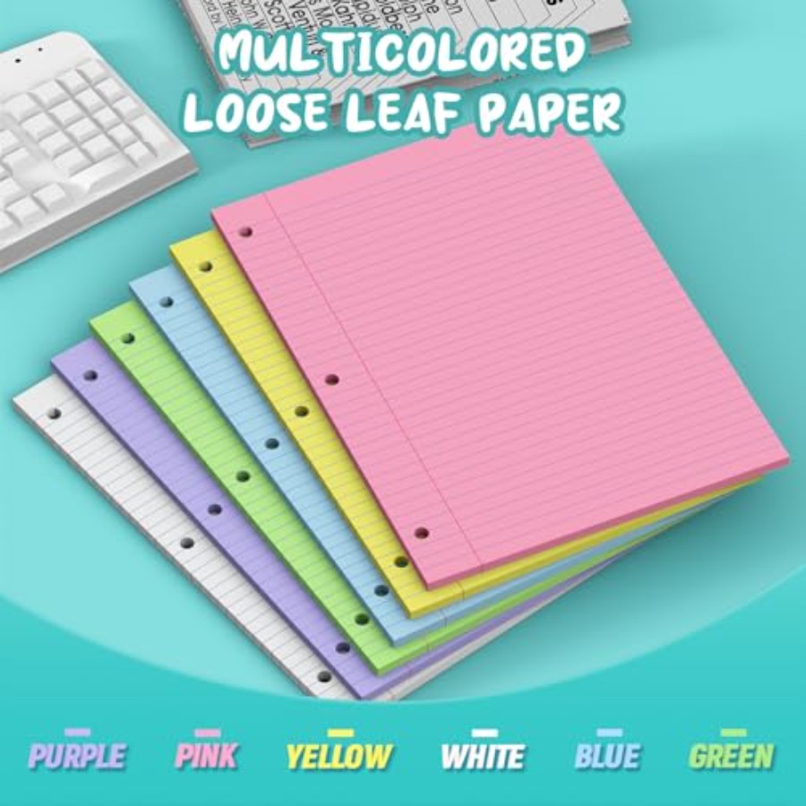 120 Sheets Loose Leaf Paper 8  - Paper Punch 3 Hole ulasan dan harga