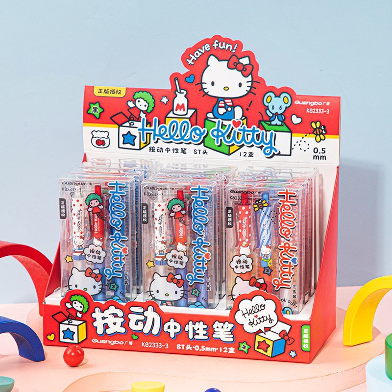 3Pcs Authorized Cartoon Kitty  - Stationery Supplier ulasan dan harga