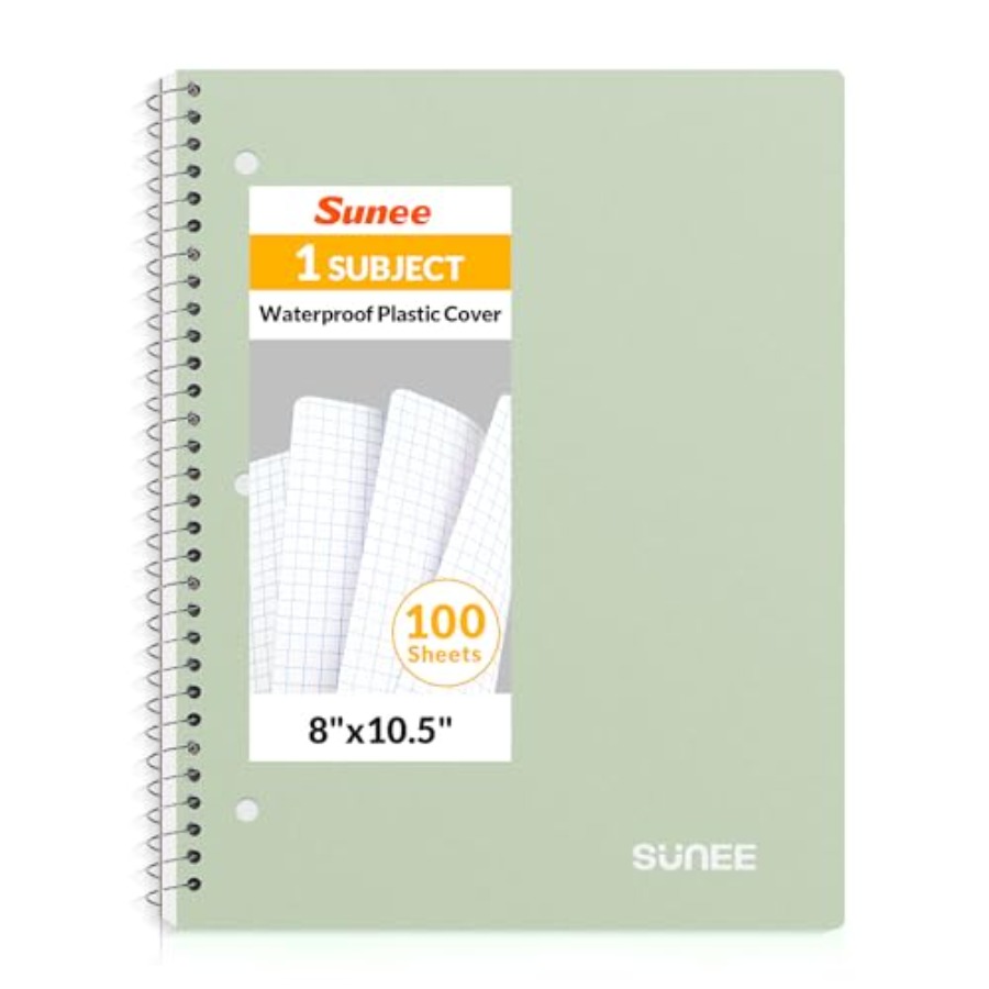 Spiral Notebook, 1-Subject, Gr - Paper Punch 3 Hole ulasan dan harga