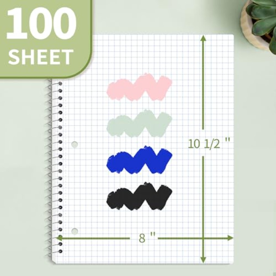 Spiral Notebook, 1-Subject, Gr - Paper Punch 3 Hole ulasan dan harga