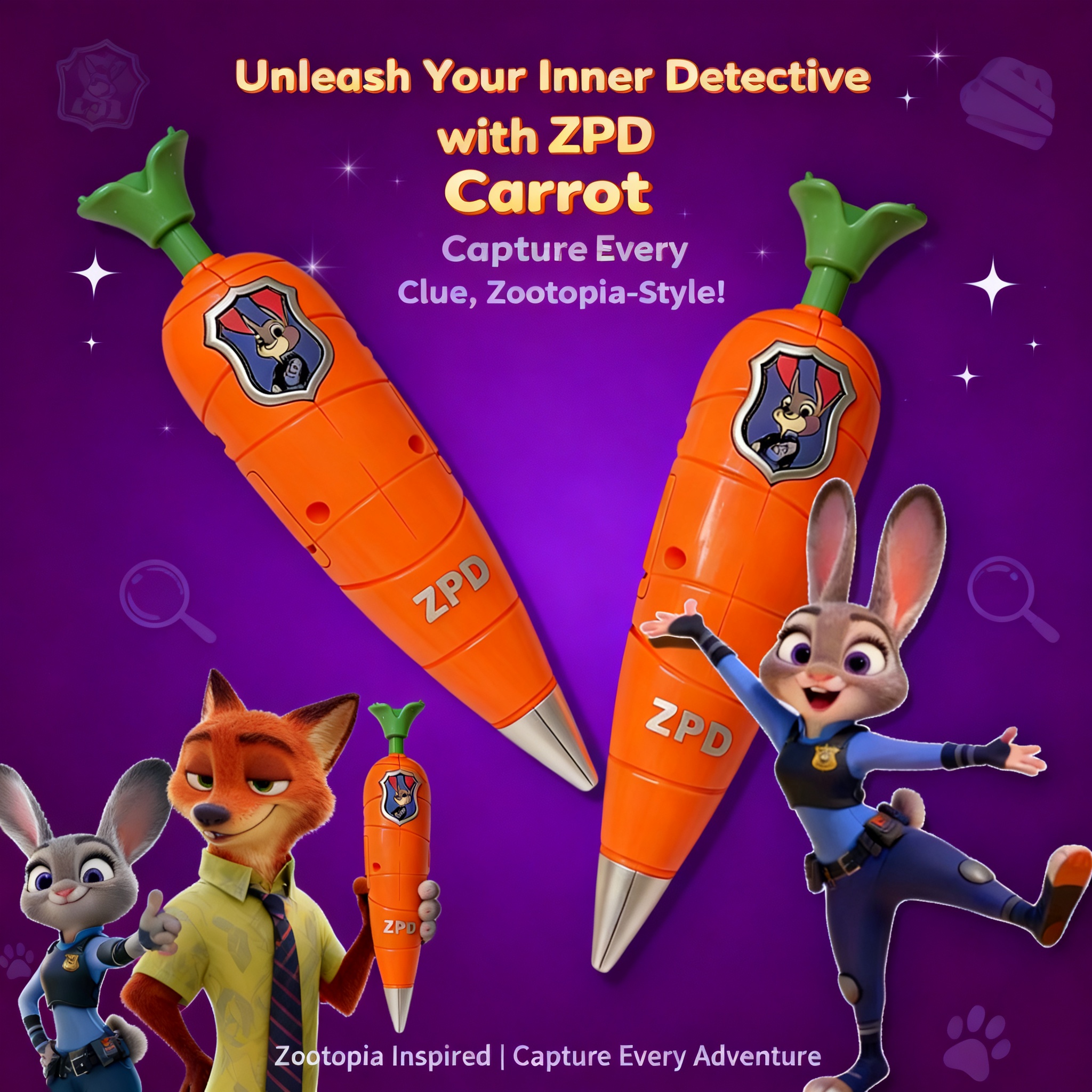 Zootopia 2 Judy Nick Style Car - Stationery Supplier ulasan dan harga