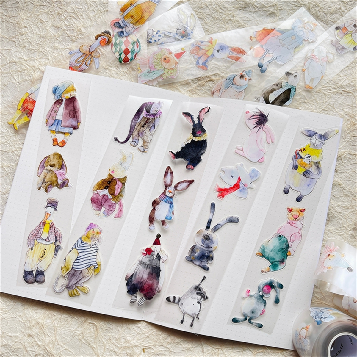 DingDing Studio Vintage Lovely - Washi Tape Set ulasan dan harga