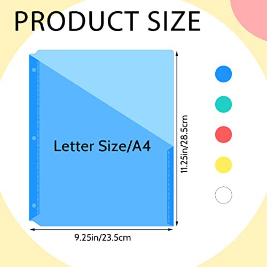 5 Pack Binder Pockets 3 Hole P - Paper Punch 3 Hole ulasan dan harga