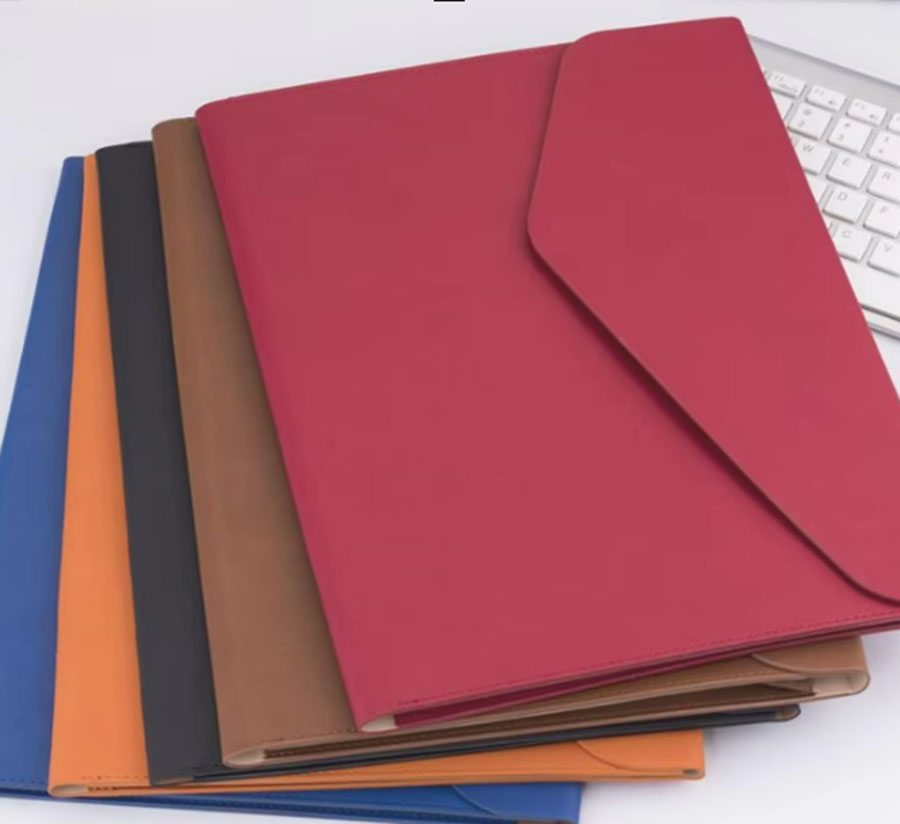 Sharkbang PU Leather Business  - Portfolio Folder Zip ulasan dan harga