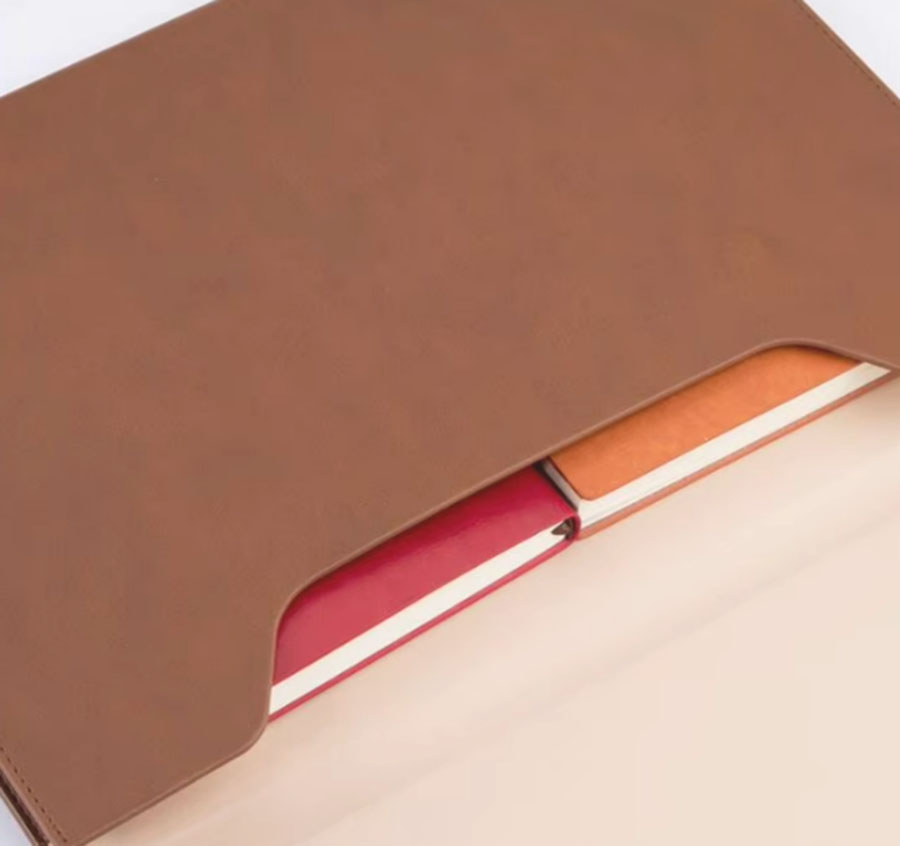 Sharkbang PU Leather Business  - Portfolio Folder Zip ulasan dan harga