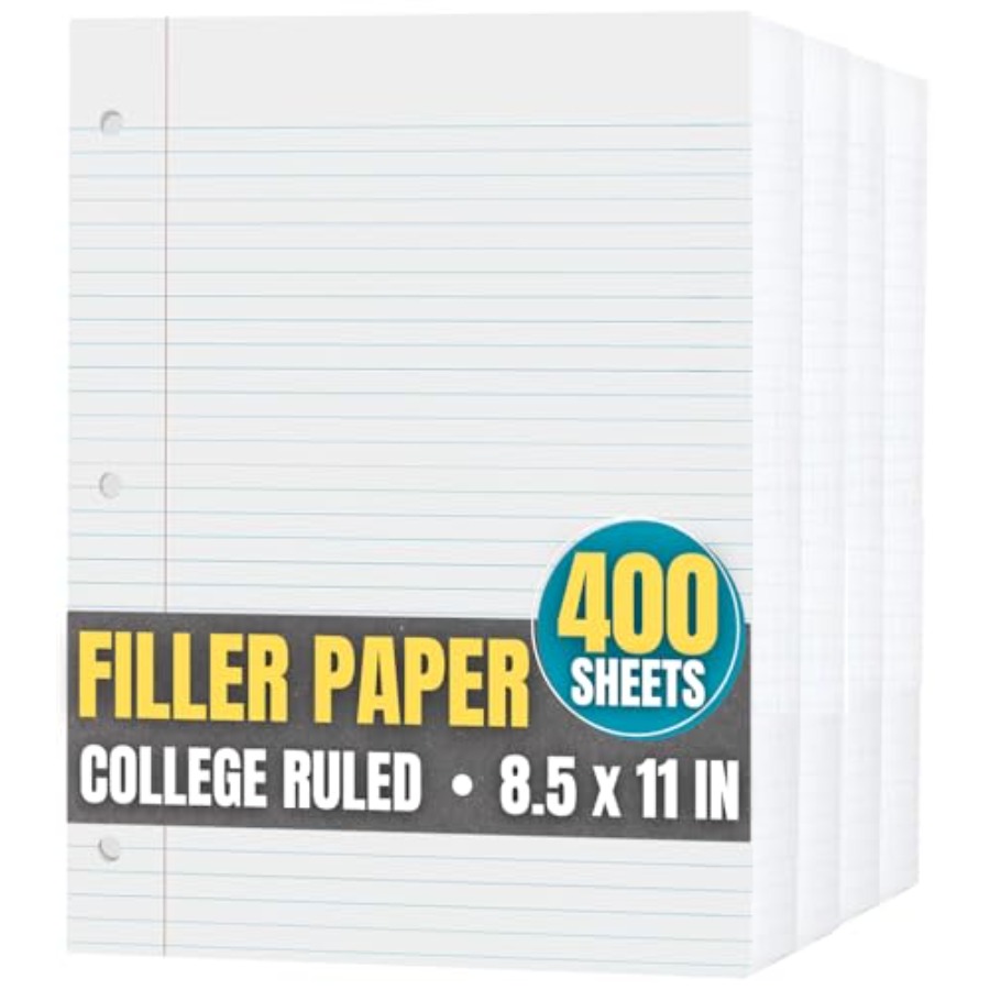 Loose Leaf Paper College Ruled - Paper Punch 3 Hole ulasan dan harga