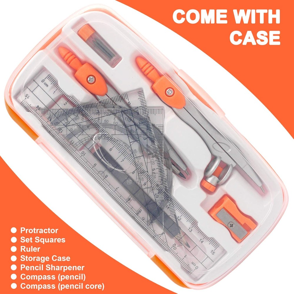 Geometry Compass Set with Prot - Compass Geometry Set ulasan dan harga