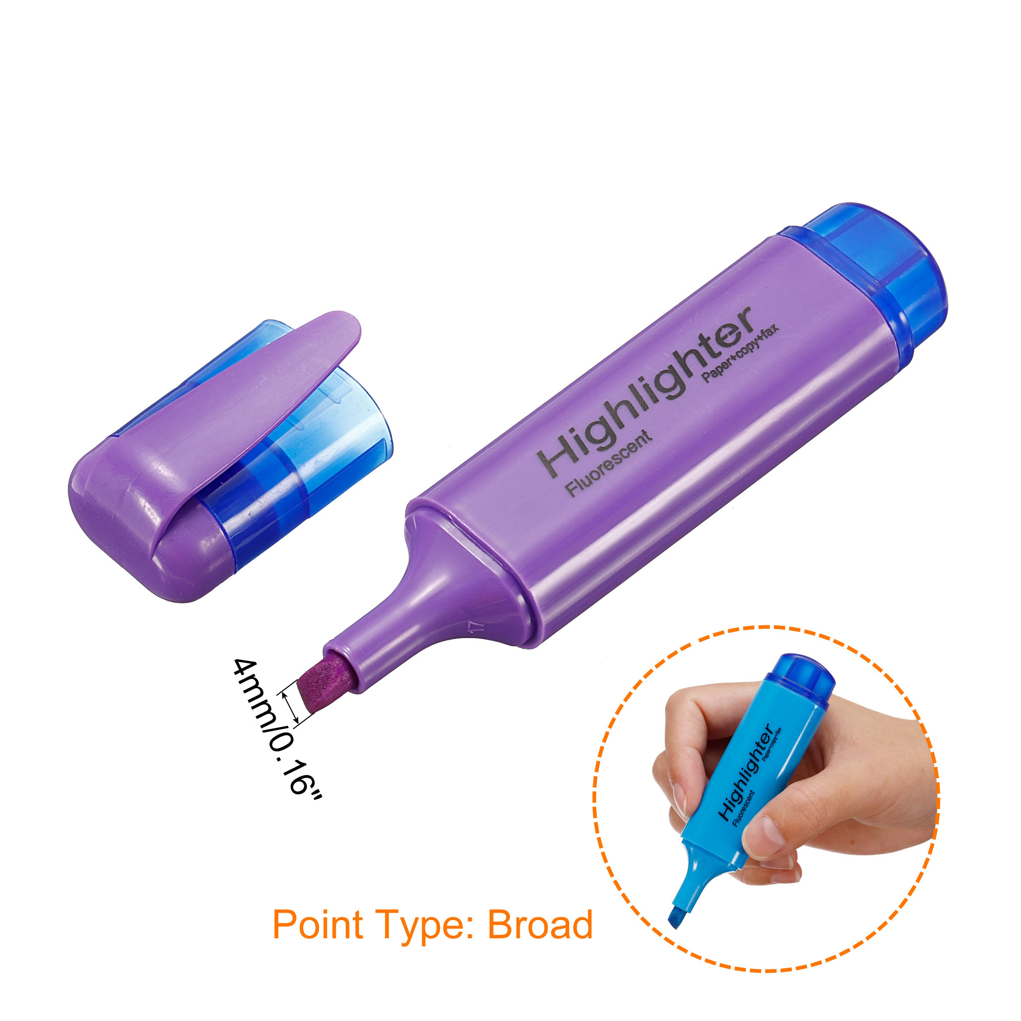 4/6Pc Highlighter Fluorescent  - Highlighter Set Pastel ulasan dan harga
