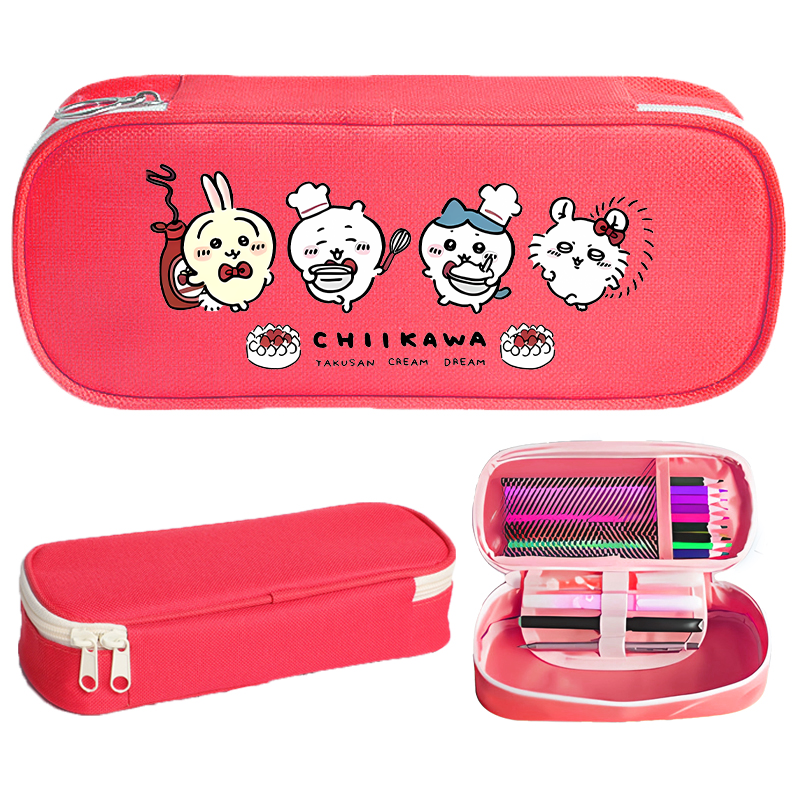 Chiikawas Pencil Case Cartoon  - Pencil Case Large ulasan dan harga