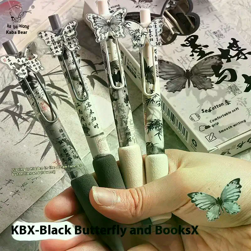4PCS/Set Creative Soft Grip Ge - Gel Ink Pen Set ulasan dan harga