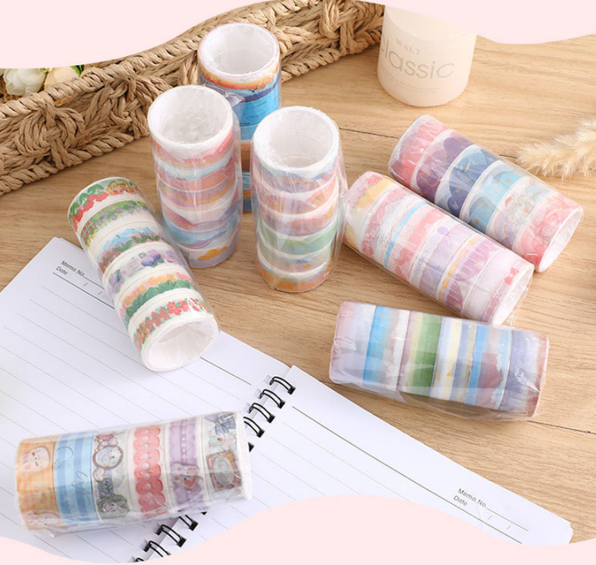 6roll/set Random Color Landsca - Washi Tape Set ulasan dan harga