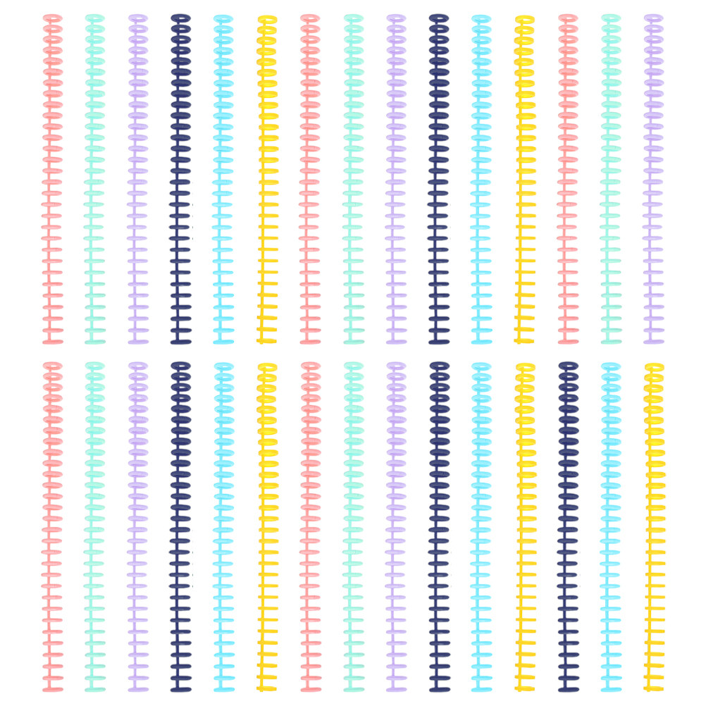 30Pcs Loose Leaf Binder Rings  - Binding Comb Plastic ulasan dan harga