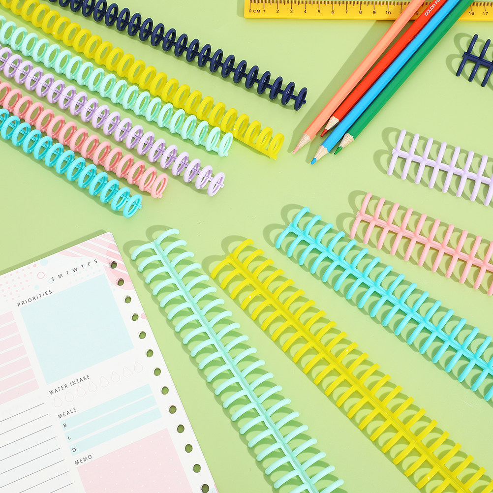 30Pcs Loose Leaf Binder Rings  - Binding Comb Plastic ulasan dan harga