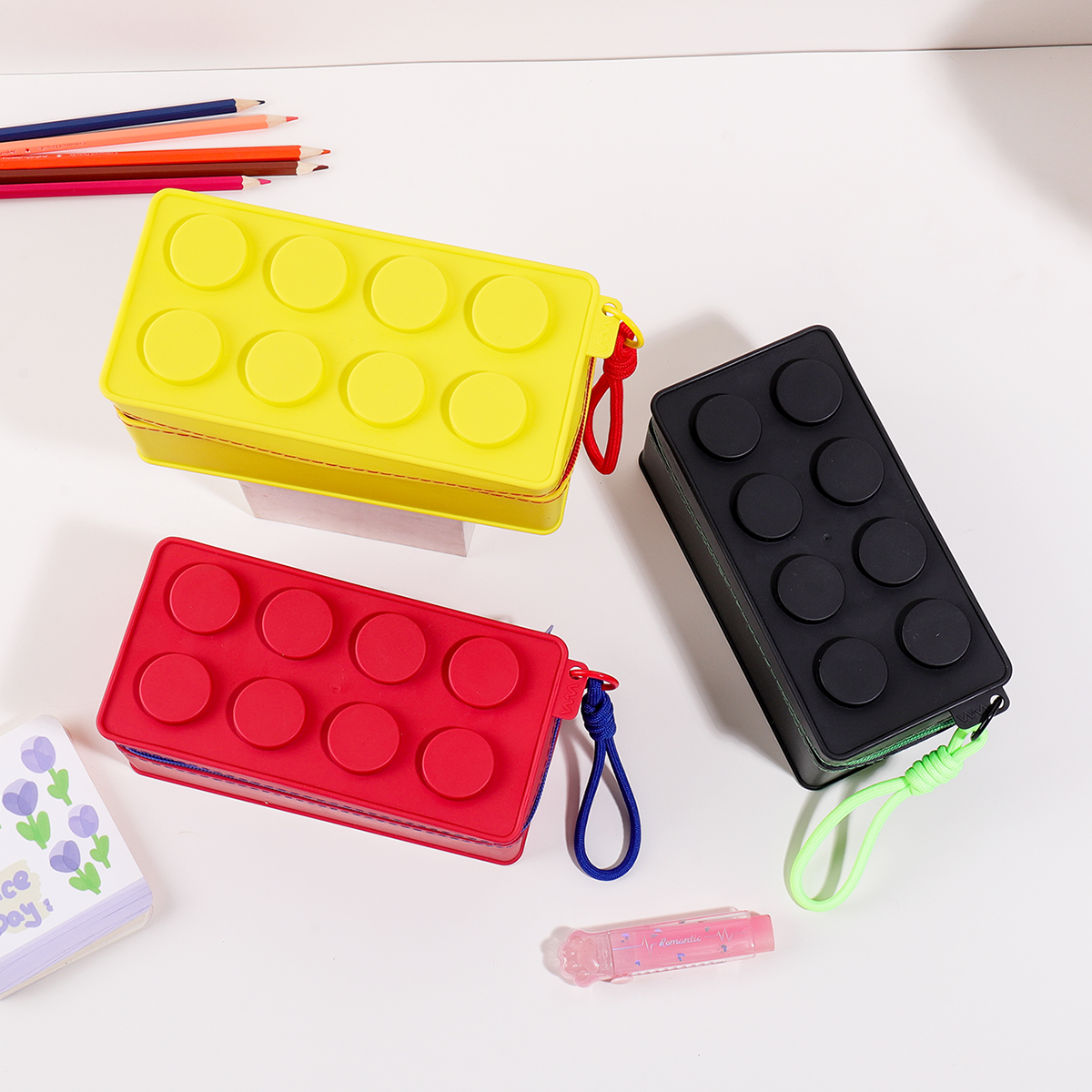 Retro monochrome building bloc - Stationery Office And School Supply Stores ulasan dan harga