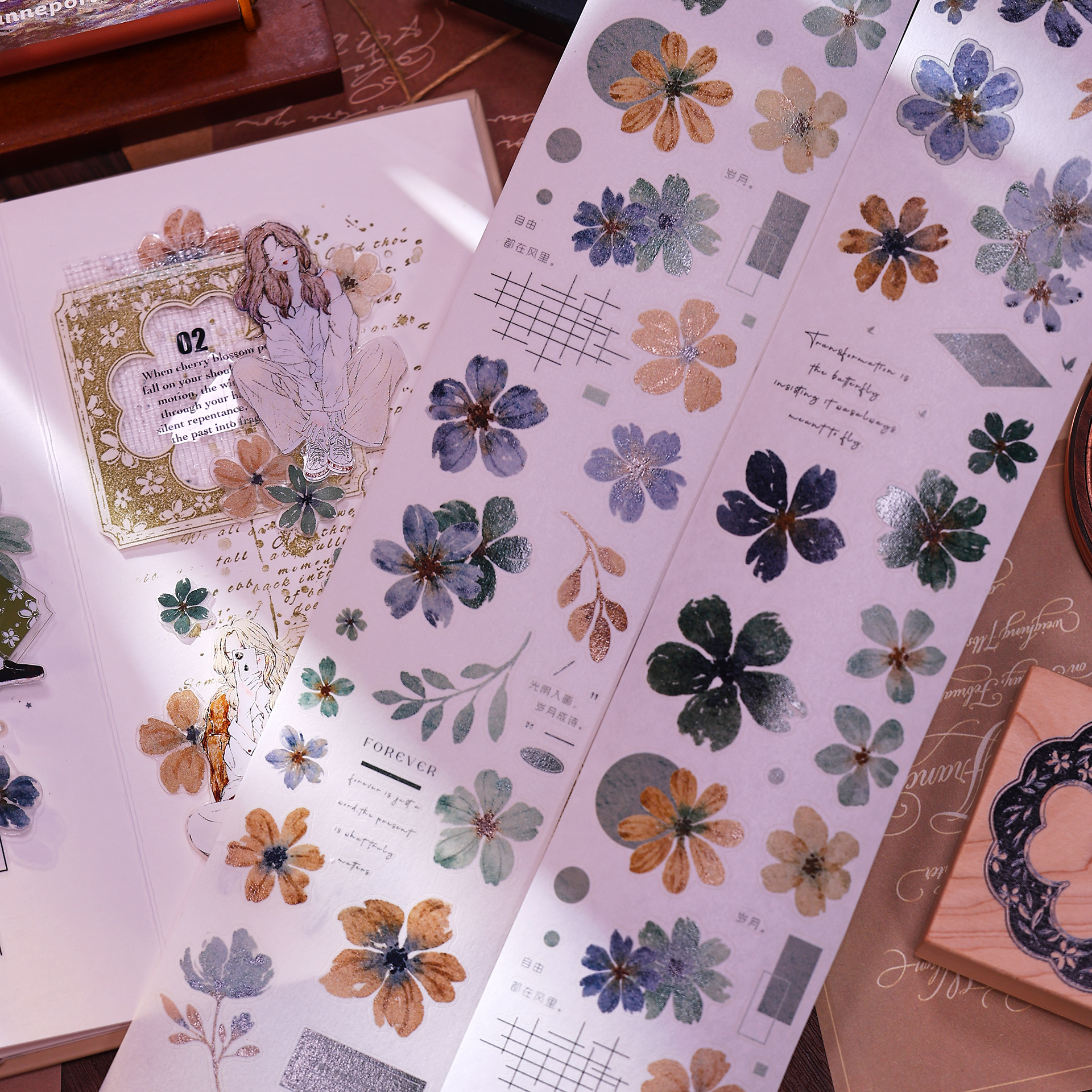 XiaoBaiJia Studio Vintage Yell - Washi Tape Set ulasan dan harga