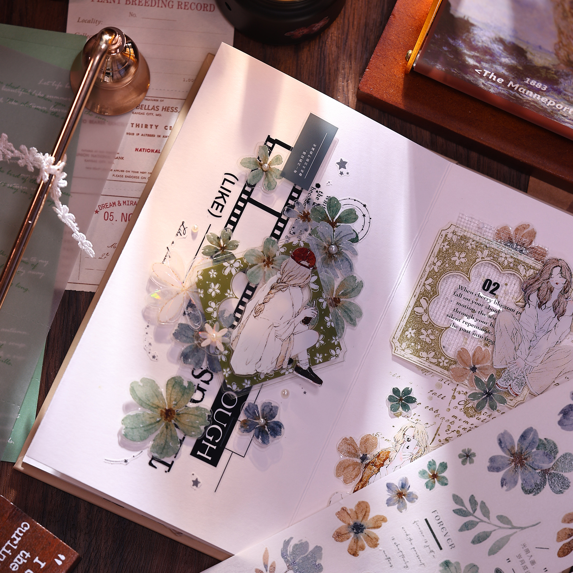 XiaoBaiJia Studio Vintage Yell - Washi Tape Set ulasan dan harga
