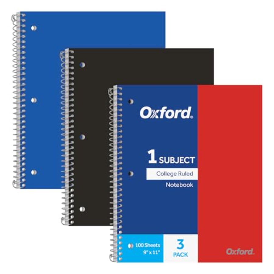 Spiral Notebooks, 1 Subject, C - Paper Punch 3 Hole ulasan dan harga