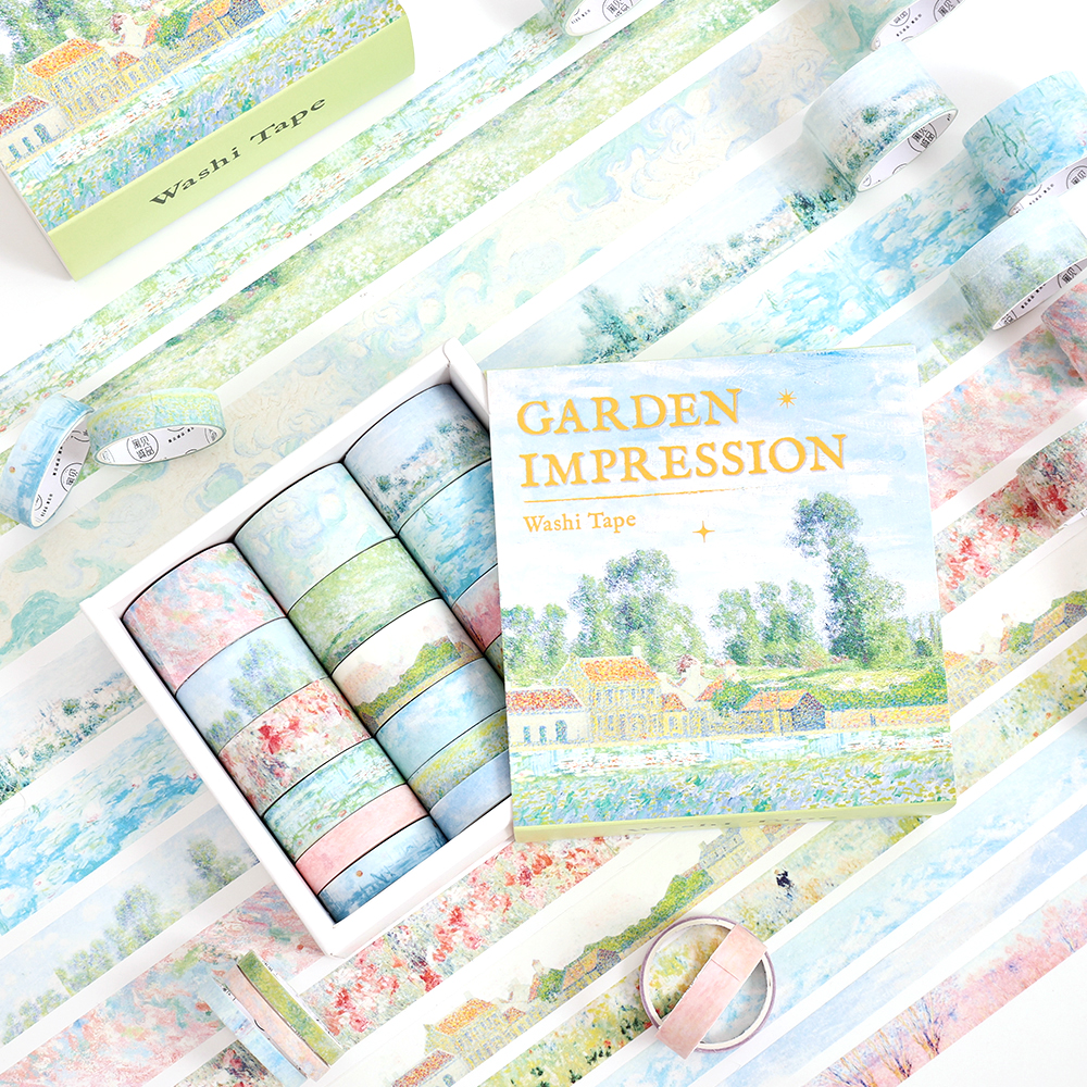 20 Rolls Vintage Garden Washi  - Washi Tape Set ulasan dan harga