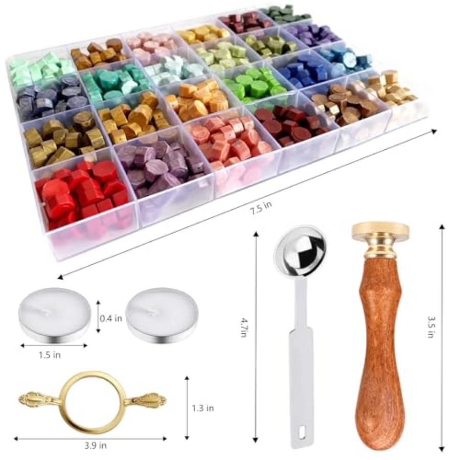 Wax Seal Stamp Kit - Sealing W - Wax Seal Stamp Kit ulasan dan harga