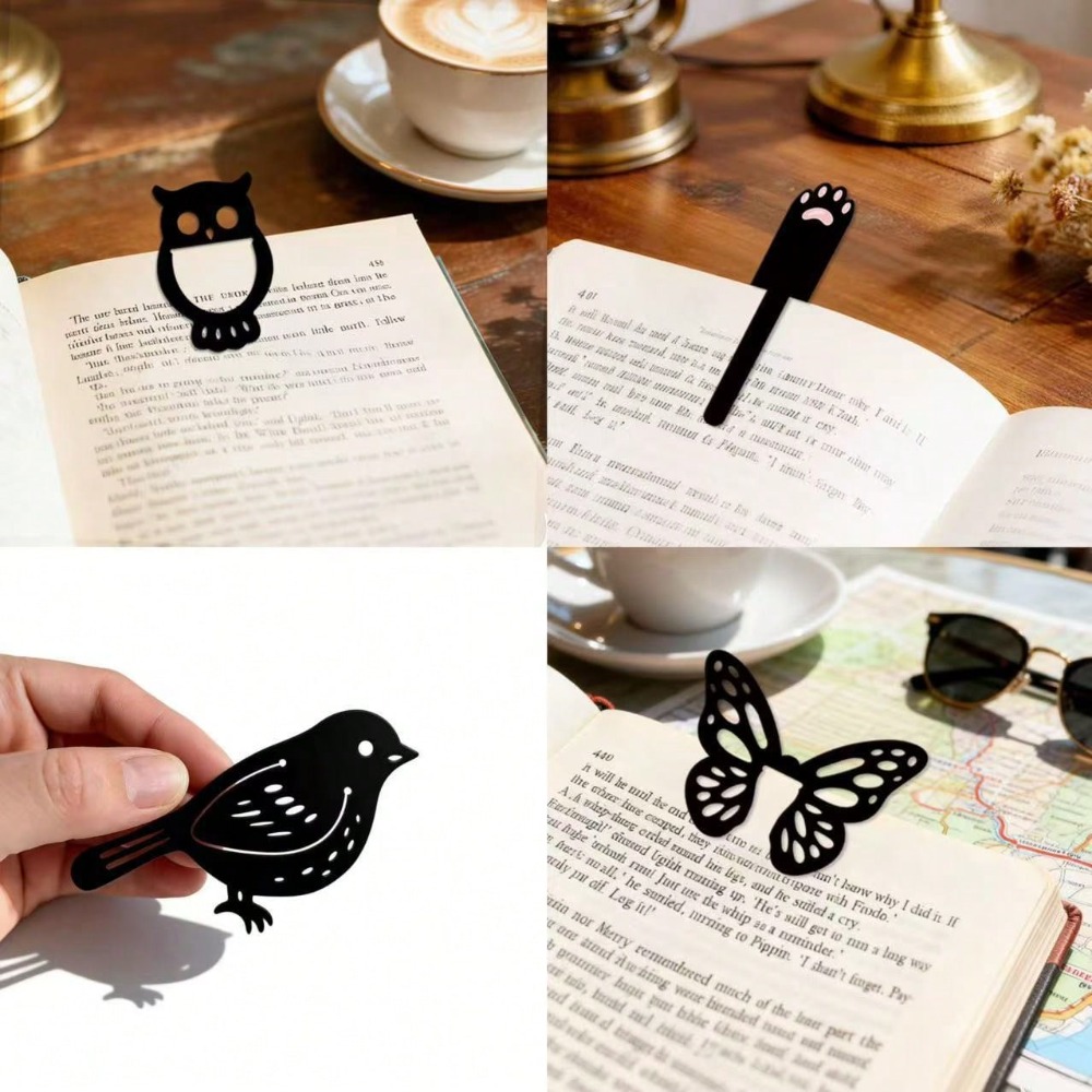 Creative Cartoon Acrylic Bookm - Bookmark Magnetic Clip ulasan dan harga